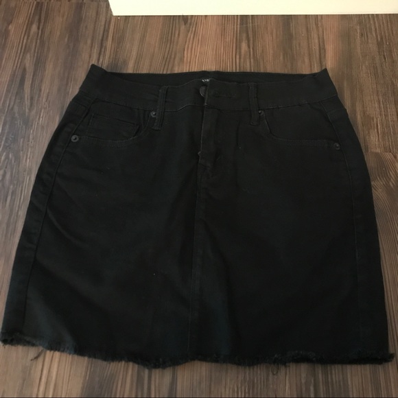 brandy melville black denim skirt